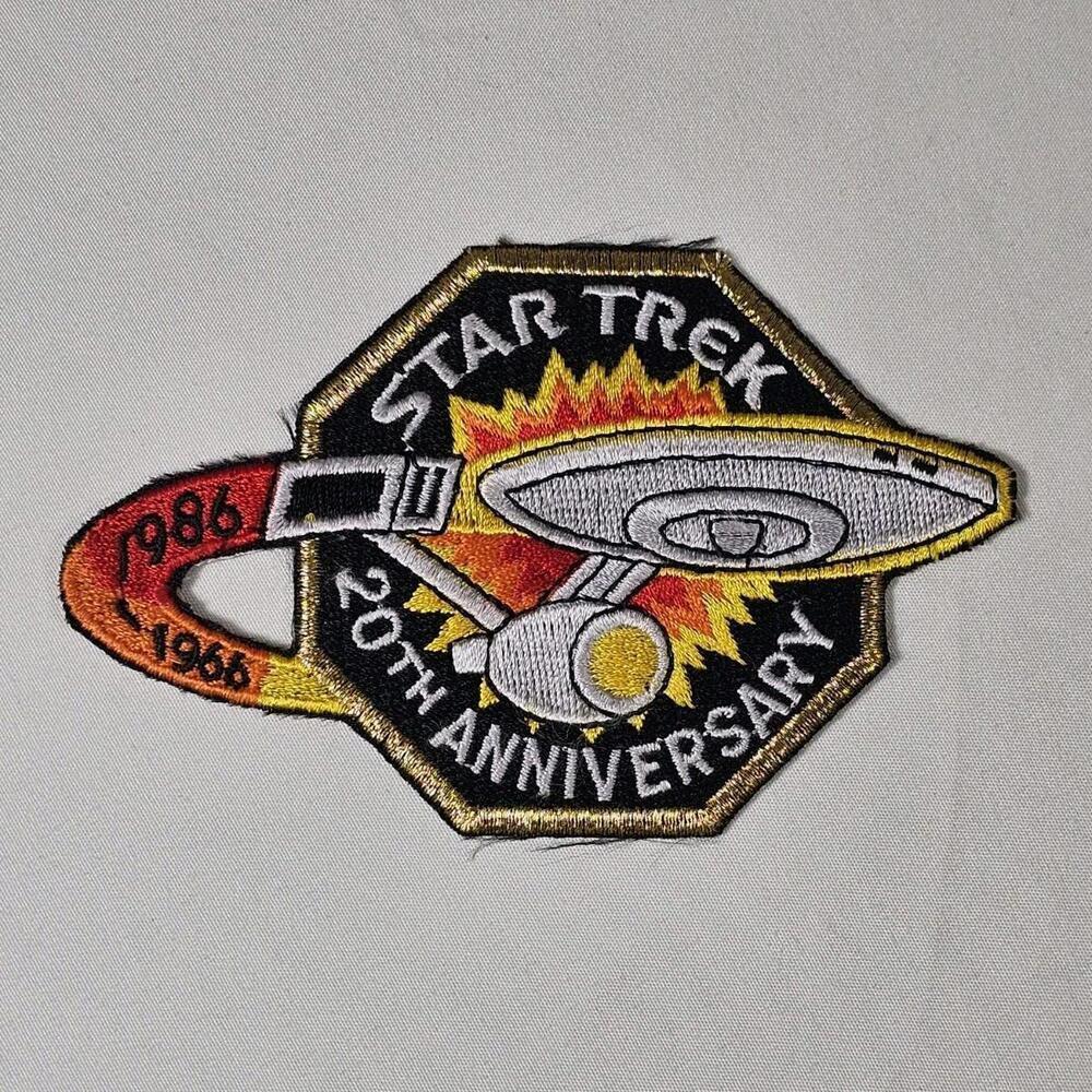 Vintage Star Trek 20th Anniversary "1966 to 1986" Embroidered Patch